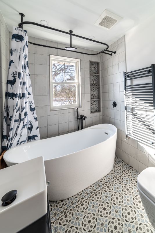 Bathroom Renovation with New Bathtub
